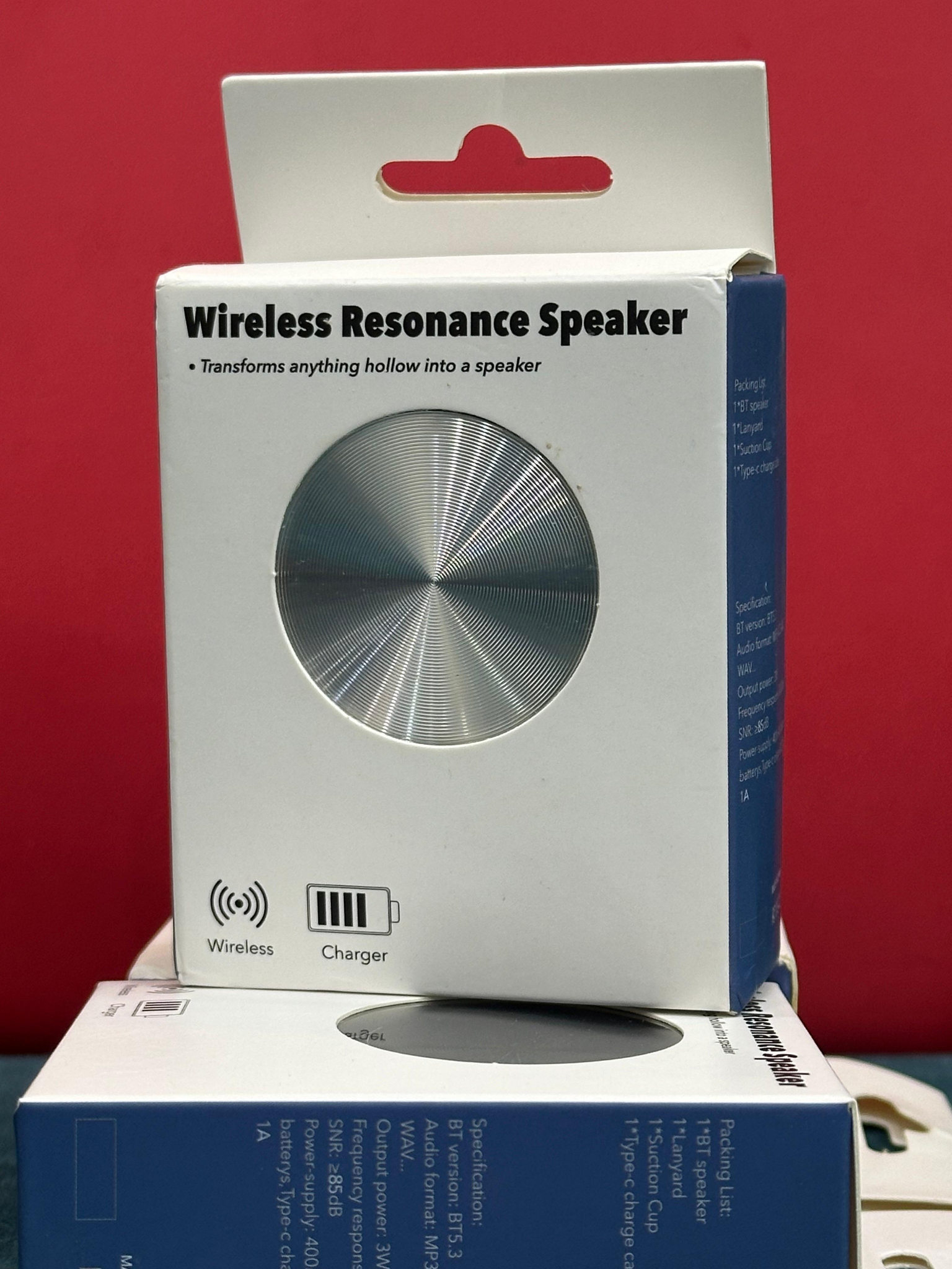 GajetNEXT wireless vibration speaker packaging angle